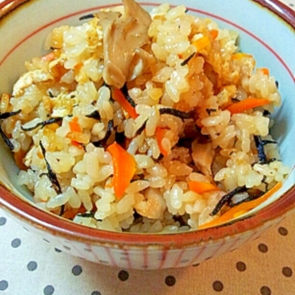 ひじきと舞茸の炊き込みご飯 レシピ 作り方 By ラズベリっち 楽天レシピ